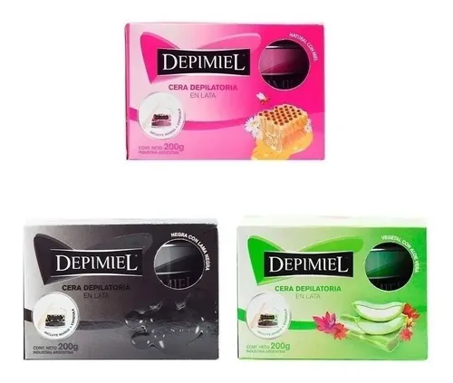 Depimiel Cera Depilatoria Natural En Lata C/espatula X 200gr