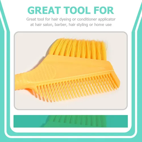 Set De 3 Cepillos Para Tintura De Cabello, Peinados Y Colora