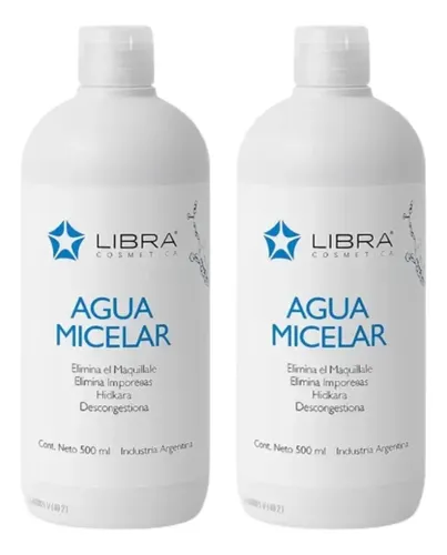 2 Agua Micelar 500gr. – Libra Cosmetica