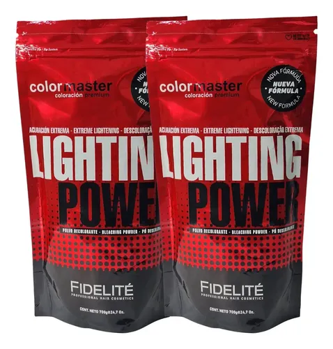 Polvo Decolorante Fidelite Lighting Power 7 Tonos X 700grs