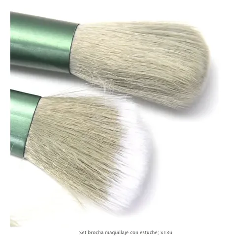 Set 13 Brochas Y Pinceles Para Maquillaje Skora Con Estuche