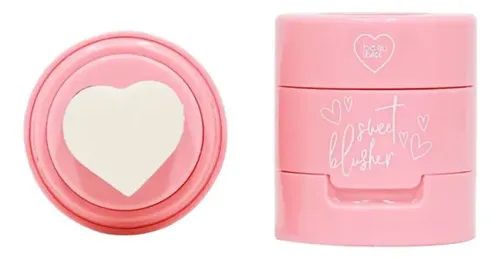 Rubor Liquido Blush Con Esponja Forma Corazon By Moc Allure Tono Del Maquillaje 01