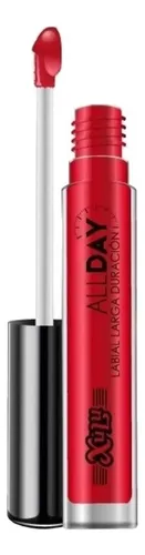 Labial Líquido Xúlu Cosméticos All Day Rojo Mate Larga Duración