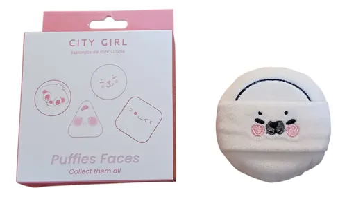 Esponja De Maquillaje City Girl Puffies Faces Sorpresa