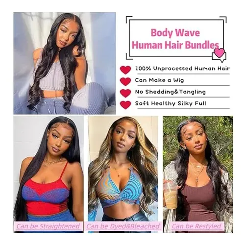 Yisea Extensiones De Cabello Humano Virgen Brasileño