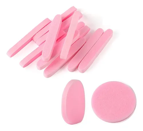 Esponja Facial Desmaquillante Comprimida De Pva, 60 Unidades