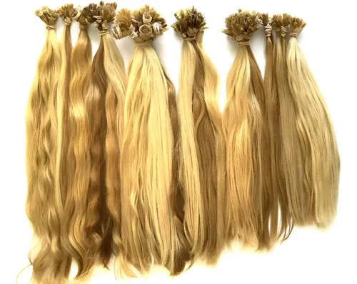 30 Extensiones Rubias Cabello Natural 45 Cms Largo