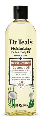 Dr Teal’s Moisturizing Bath & Body Oil 8.8oz Fragancia Cocon Coconut Oil
