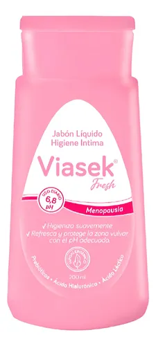 Viasek Fresh Menopausia Jabón Líquido Íntimo