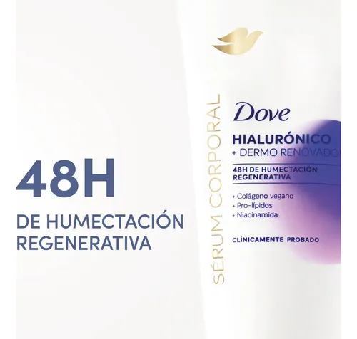 Crema Sérum Corporal DOVE Hialurónico 400ml