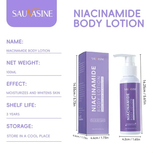 Loción Corporal Hidratante Y Suavizante Con Niacinamida