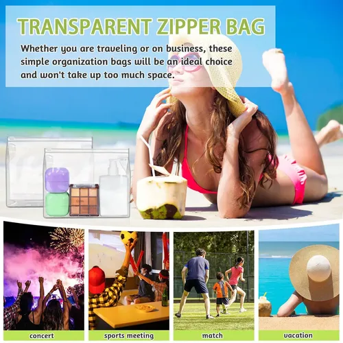 Bolsas De Maquillaje Badenbach, Transparentes, 24 Unidades,