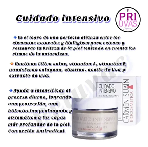 Cuidado Intensivo, Crema Humectante De Dia Con Filtro Solar Tipo De Piel Mixta