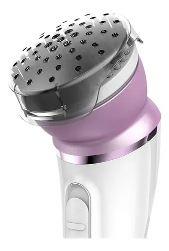 Depiladora Eléctrica Ga.ma Oasis Supreme Usb 8 Accesorios Color Blanco/Violeta