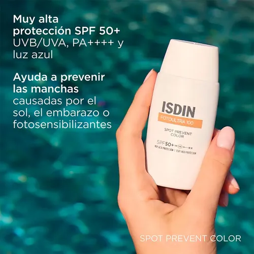 Fotoprotector Spot Prevent Color Isdin Spf50