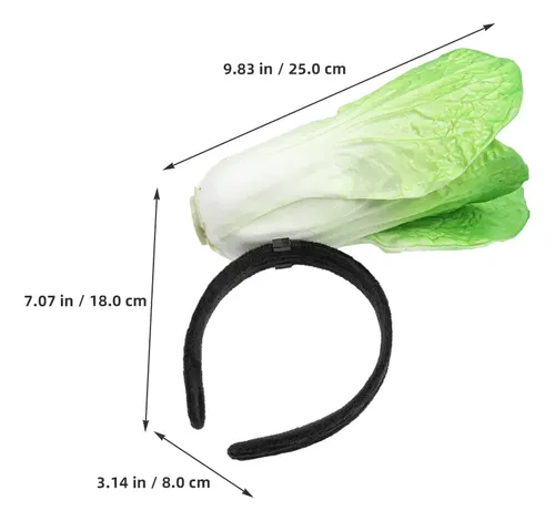 Divertido Accesorio Para El Pelo Con Diadema Vegetal &qa