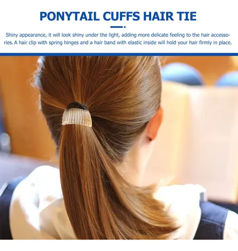 Title: 6 Gomas Elásticas Para El Cabello Coleta Ajustable