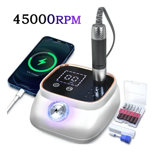 Q Lijadora De Uñas Eléctrica Profesional De 45000rpm, Lima W