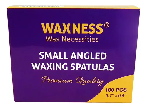 Espátula De Depilación Waxness Pequeña En Ángulo, 100 Unidad