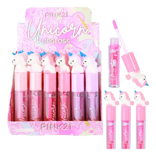 Lip Gloss Labial Magico Cambia Color Unicornio Pink 21