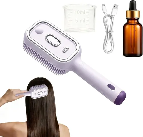 Cepillo Eléctrico Vapor Hidratante Para Cabello Ly