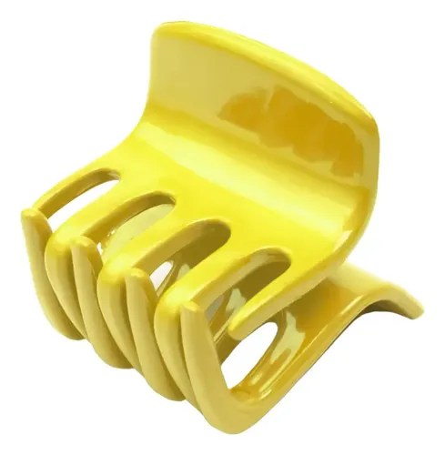 Broche De Pelo Nylon Rectangular X12u 4 Colores Color Rojo – Amarillo – Verde – Lila
