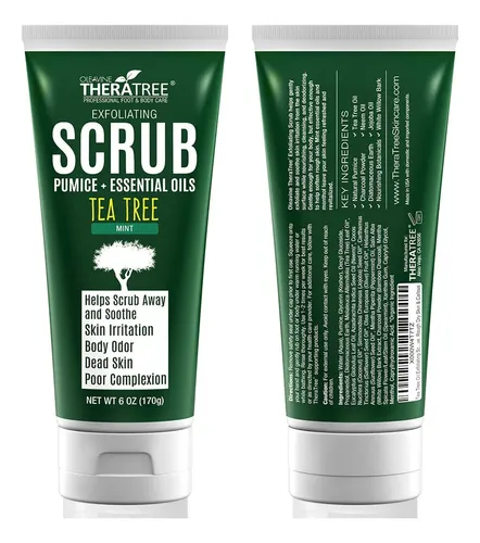 Exfoliante De Aceite De Árbol De Té Con Carbón De Bambú, Nee