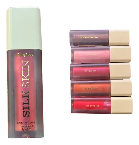 Brillo De Labios Ruby Rose Silk Skin Dreamy Lips Shiny Color Beso Brillante