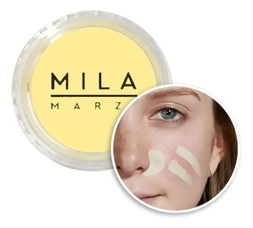 Tonalizador Correctivo De Ojeras Mila Marzi Tono 2000P-06 Amarillo