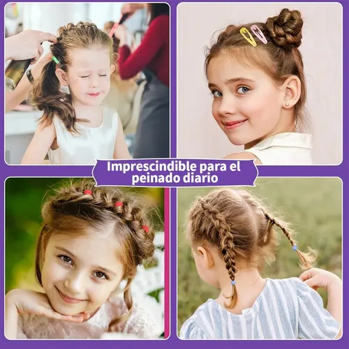 2200 Ligas Elásticas Para El Cabello Niñas Accesorios D