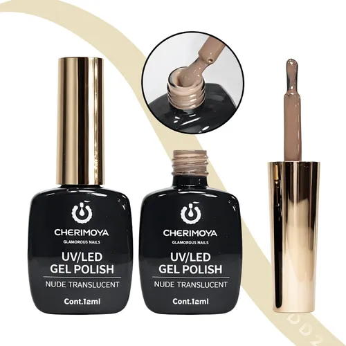 Esmalte Semipermanente Gel Polish Nude Translucent Cherimoya