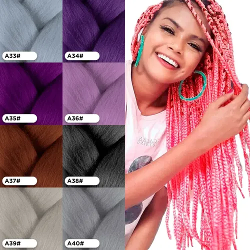 Extensiones De Pelo Sintético Para Trenzas Africanas Premium