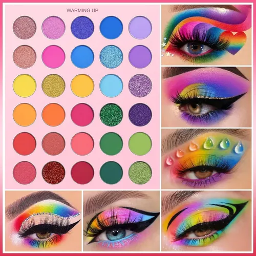 Paleta De Sombras Ucanbe Pretty All Set 86 Colores