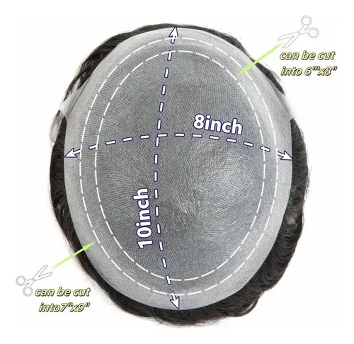 Protesis Capilar Indetectable Cabello 100% Humano