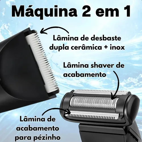 Afeitadora Eléctrica Íntima 2 En 1 Para Hombre