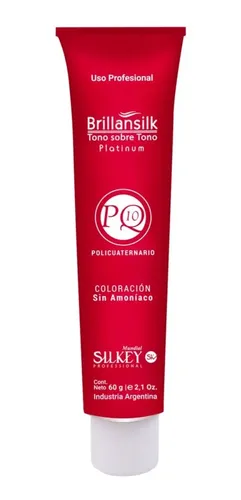Tintura Silkey Sin Amoniaco Brillansilk Coloración X 3 Pomos