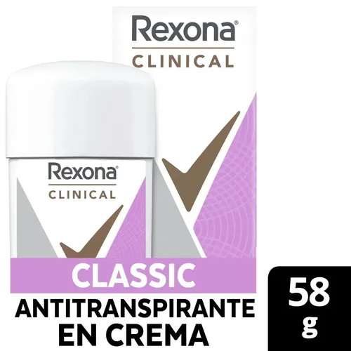 Antitranspirante Rexona Clinical Classic Crema 58gr