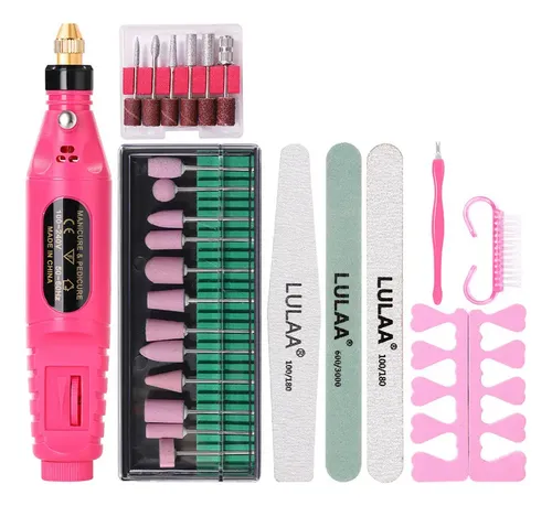 A Mini Máquina De Limar Uñas, Set De Pulido Eléctrico,