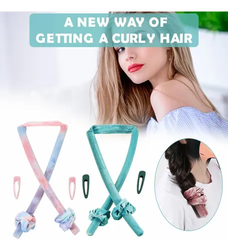 K Kit De Rizado Sin Calor For Cabello Largo, Coleteros Y