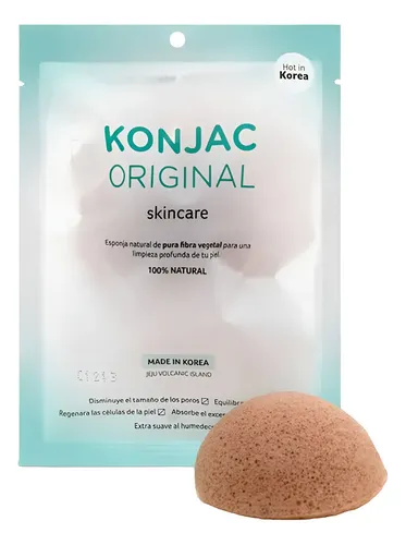Konjac Esponja Facial Chamomile Piel Sensible Skincare