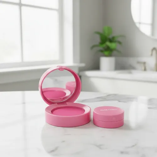 Rubor Blush En Polvo Con Espejo Compacto Rostro Veoquiero
