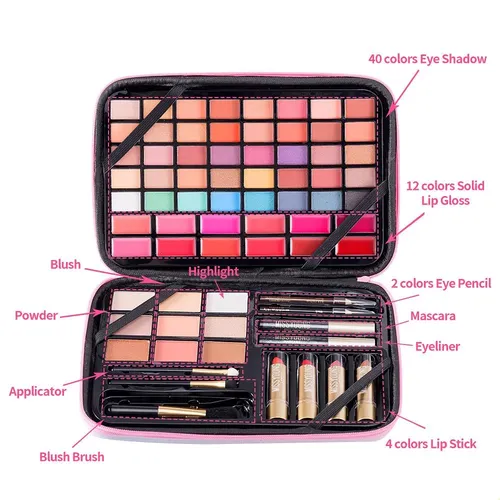 Paleta Multiuso Blush Sombra Iluminador Batom Maquiagemzq