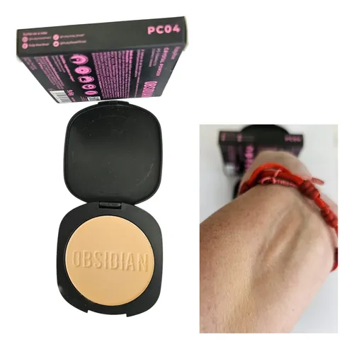 Polvo Compacto Rostro Obsidian Ruby Rose Efecto Filtro