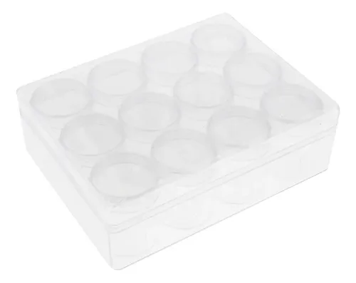 12pcs / 24pcs Recipientes En Cremas Botella De Claro