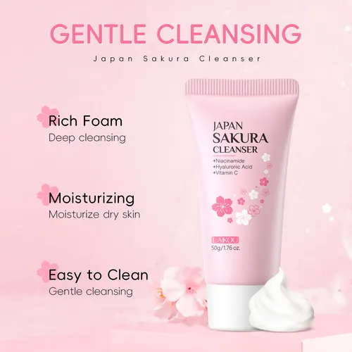 Set De Cuidado Facial Quiyum Sakura 3 Pzs Hidratante Durader