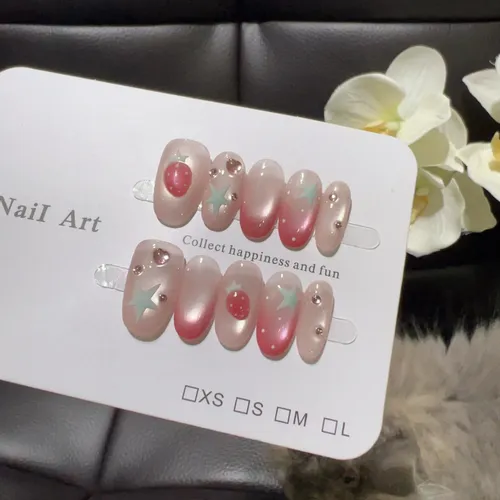 Calidad Superior Parche De Uñas Rubor Rosa Melocotón