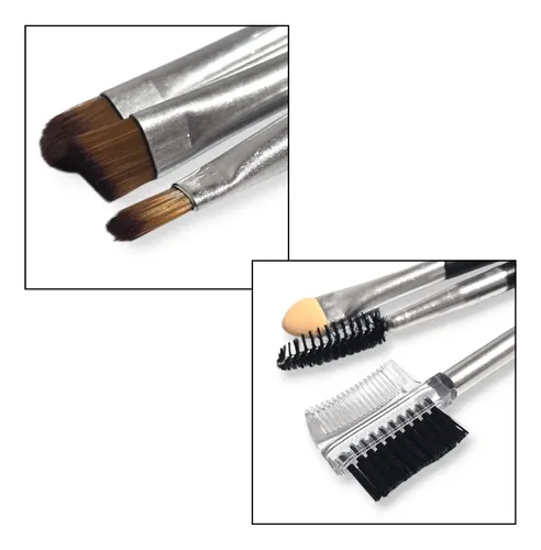 Set Brochas X6 Mayorista 7 Piezas Pinceles Maquillaje