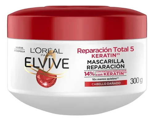 Crema de Tratamiento RT5 Keratin Elvive Loreal Paris 300 gr