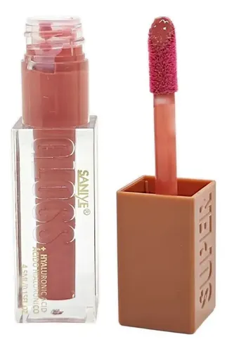 Super Gloss Labial Liquido Saniye Con Acido Hialuronico