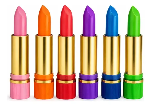 Pack de 6 Labiales Mágicos Beauty Chick para Labios, Larga Duración y Tono Natural